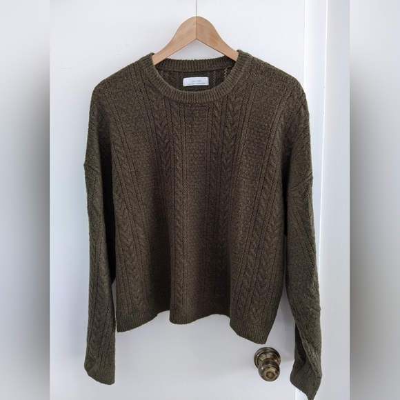 Oak + Fort medium cropped sweater - Picture 1 of 6